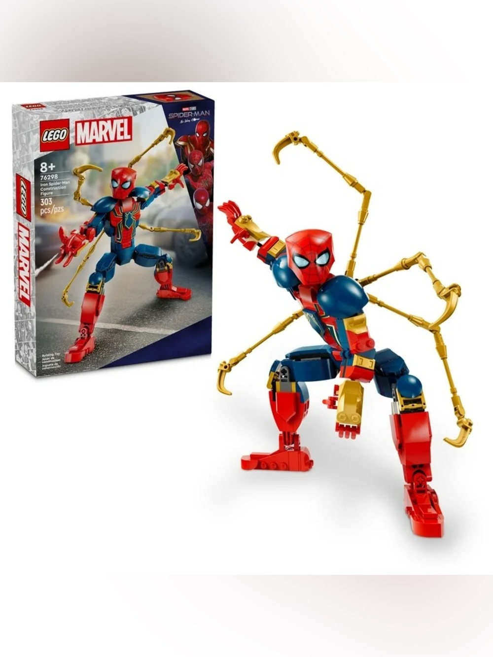 Lego Marvel Iron Spider-Man Figure New In Box